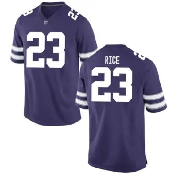 Other - Mens Kids Youths Devon Rice Purple Stitched Jersey Vapor